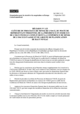 DECISION No. 1/25, CLOSURE OF THE OSCE MINSK PROCESS, PERSONAL REPRESENTATIVE OF THE OSCE CHAIRPERSON IN OFFICE ON THE CONFLICT DEALT WITH BY THE OSCE MINSK CONFERENCE AND THE HIGH-LEVEL PLANNING GROUP