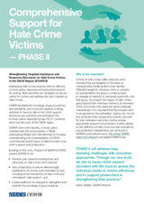 Comprehensive Support for Hate Crime Victims - Phase II | OSCE ...