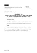 Permanent Council Decision No. 1529
