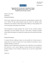 Remarks by the Secretary General