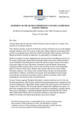 Statement by Norway