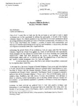 Address by Hegumen Philaret (Bulekov), Representative of the Russian Orthodox Church in Strasbourg, France