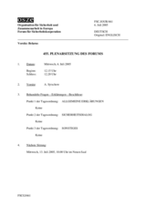 Journal of the 455th Plenary Meeting of the Forum for Security Co-operation (de)