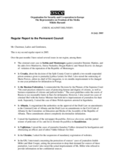 Report to the Permanent Council by the OSCE Representative on Freedom of the Media