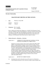 Journal of the 563rd Plenary Meeting of the Permanent Council