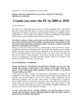 Interview with the Head of the OSCE Mission to Croatia, Zadarski list