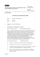 Journal of the 459th Plenary Meeting of the Forum for Security Co-operation (it)