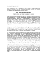 Interview with the Head of the OSCE Mission to Croatia, Glas Siska