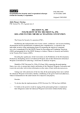 Forum for Security Co-operation Decision No. 5/05