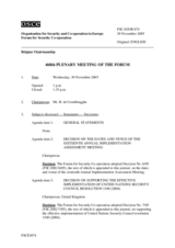 Journal of the 468th Plenary Meeting of the Forum for Security Co-operation