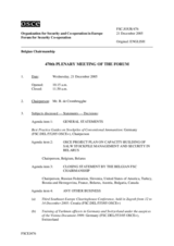 Journal of the 470th Plenary Meeting of the Forum for Security Co-operation