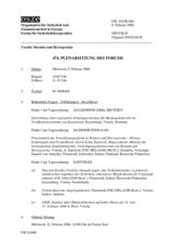 Journal of the 474th Plenary Meeting of the Forum for Security Co-operation (de)