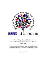 Awareness Raising for Roma Activists on the Issue of Trafficking in Human Beings in South-Eastern Europe