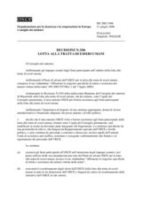Ministerial Council Decision No. 3/06 (it)