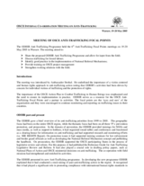 Report from the 2005 meeting of OSCE anti-trafficking focal points