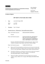 Journal of the 490th Plenary Meeting of the Forum for Security Co-operation/Corrected reissue (it)