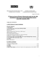 4th Report on Issues of Property Repossession under the July 2002 Amendments to the Law on Areas of Special State Concern
