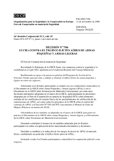 Forum for Security Co-operation Decision No. 7/06 (es)