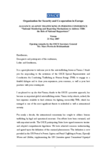 Opening remarks by OSCE Secretary General, Marc Perrin de Brichambaut