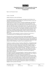 Report to the Permanent Council