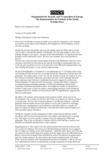 Report to the Permanent Council