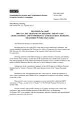 Forum for Security Co-operation Decision No. 10/07