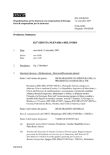 Journal of the 522nd Plenary Meeting of the Forum for Security Co-operation (it)