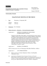 Journal of the 522nd Plenary Meeting of the Forum for Security Co-operation
