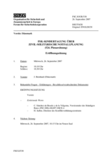 Journal of the 524th Special Plenary Meeting of the Forum for Security Co-operation (de)