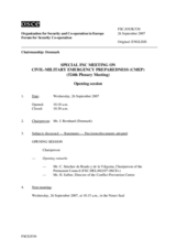 Journal of the 524th Special Plenary Meeting of the Forum for Security Co-operation