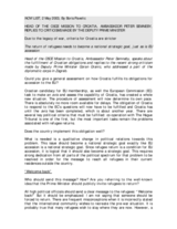 Interview with the Head of the OSCE Mission to Croatia, Novi list