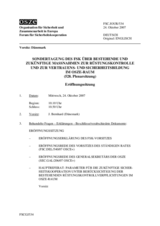 Journal of the 528th Special Plenary Meeting of the Forum for Security Co-operation (de)