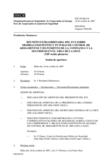 Journal of the 528th Special Plenary Meeting of the Forum for Security Co-operation (es)