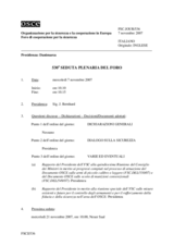 Journal of the 530th Plenary Meeting of the Forum for Security Co-operation (it)