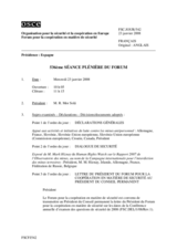 Journal of the 536th Plenary Meeting of the Forum for Security Co-operation (fr)