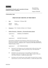 Journal of the 538th Plenary Meeting of the Forum for Security Co-operation