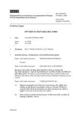 Journal of the 539th Plenary Meeting of the Forum for Security Co-operation (it)