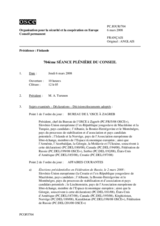 Journal of the 704th Plenary Meeting of the Permanent Council (fr)