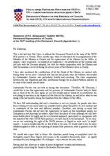 Statement by the Delegation of Croatia on the subject of the closure of the Mission in Croatia and the replacement of the Mission by an OSCE Office in Zagreb