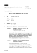 Journal of the 706th Plenary Meeting of the Permanent Council