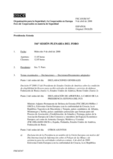 Journal of the 541st Plenary Meeting of the Forum for Security Co-operation (es)