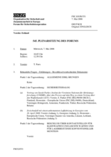 Journal of the 545th Plenary Meeting of the Forum for Security Co-operation (de)