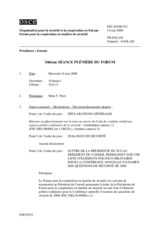 Journal of the 546th Plenary Meeting of the Forum for Security Co-operation (fr)