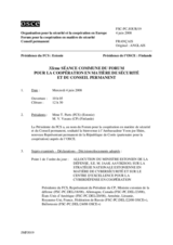 Journal of the 32nd Special Joint Meeting of the Forum for Security Co-operation and the Permanent Council (fr)
