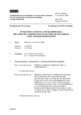 Journal of the 35th Special Joint Meeting of the Forum for Security Co-operation and the Permanent Council (es)