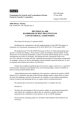 Forum for Security Co-operation Decision No. 6/08