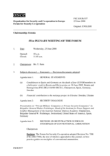 Journal of the 551th Plenary Meeting of the Forum for Security Co-operation