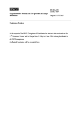 Statement by the Delegation of Kazakhstan