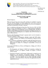 Statement by the Delegation of Bosnia and Herzegovina on the OSCE Mission to Bosnia and Herzegovina