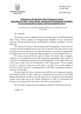 Statement by the Delegation of Ukraine on The time, venue, theme, agenda and organizational modalities for the 17th Economic and Environmental Forum